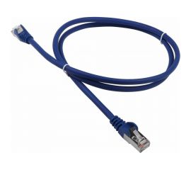 Патч-корд LANMASTER RJ45-RJ45, 4 пары, FTP, категория 5е, 0.5 м, синий, LSZH, LAN-PC45/S5E-0.5-BL 