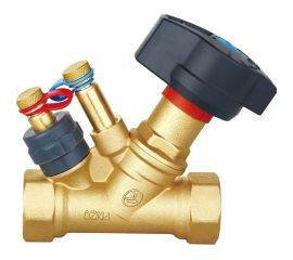 Балансировочный клапан DOUBLE-LIN 3/4" со штуцер латунный LL4063 (3/4") 