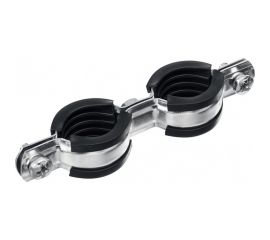 Двойной трубный оцинкованный хомут ЗУБР 3/4"", 8 шт. 37890-25-29 