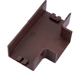 T-образный угол EKF PROxima Plast, 4шт под темное дерево tchd-25-16x4 