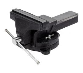 Тиски KRANZ слесарные 200мм, поворотные, с наковальней KR-12-5103 