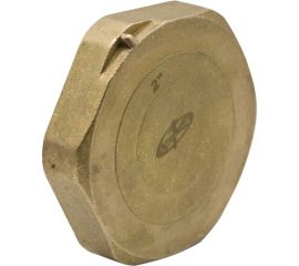 Заглушка LEXLINE 2 вн, латунь, с контрольным отверстием, 50 551741 