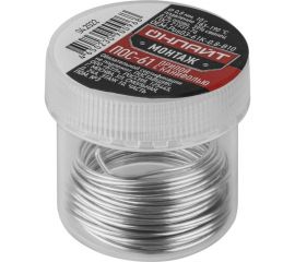 Припой ПОС-61 (банка, 0.8 мм, 10 г) ОНЛАЙТ 90096 