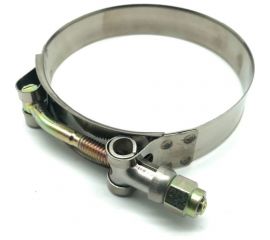 Усиленный хомут TITAN LOCK 64-67 мм, нержавеющая сталь лента+болт AISI 304 TL64-67RCSS 