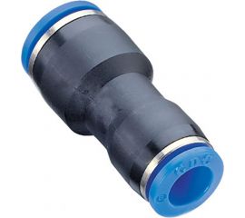 Фитинг прямой переходной пластиковый 12 мм на 8 мм CDC Pneumatics PG 1208N 