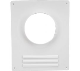 Площадка торцевая пластиковая с фланцем и решеткой (205x240 мм; 110 мм) ВИЕНТО 110ПР 