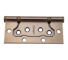 Накладная петля без врезки Стандарт 2BB AB (100х75х2.5 мм; бронза; 1 шт) 7104 