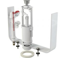 Выпускной комплект со СТОП кнопкой Alca Plast SA2000SK 3/8" CHROM 