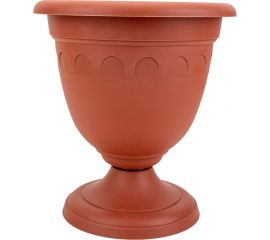 Высокий вазон Martika Колывань 8.1 л, диаметр 30 см, терракотовый С136Т 