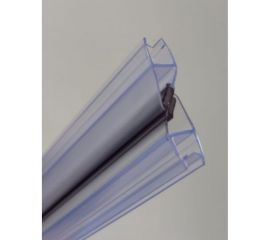 Уплотнительный магнитный профиль для распашной двери SERVICE PLUS 90/180, t=8 мм, l=2200 мм, пвх, прозрачный BK-708T8 