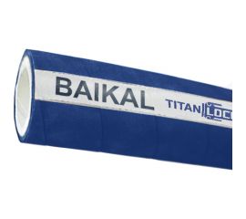 Пищевой рукав TITAN LOCK 1in, «BAIKAL», внутренний диаметр 25мм, 5м, 10bar, UHMWPE, н/в, 5 метров TL025BK_5 