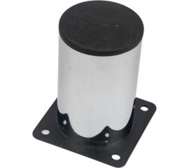 Ножка Tech-Krep металл, круглая, нерегулируемая, D50x80 мм, хром - накл. 148577 