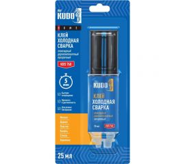 Клей эпоксидный двухкомпонентный прозрачный KUDO HOME, 25 мл KBS-760 