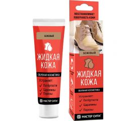 Жидкая кожа Мастер Сити, туба 30мл, Бежевый, 306 3102306 