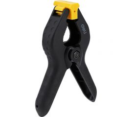 Пружинный зажим (клещеобразная струбцина) DELI dl110004 100 мм, рабочий ход 30 мм, максимальное усилие 120 Н 114777 