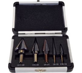 Набор ступенчатых сверл по металлу 5 шт PROCUT DL01010 