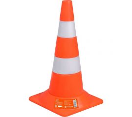 Дорожный мягкий конус Airline 520 мм, 2 световозвращающие полосы AKON003 
