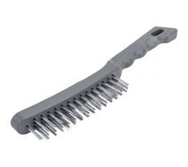 Металлическая 3-рядная щетка с пластиковой ручкой АвтоDело 44013 15472 