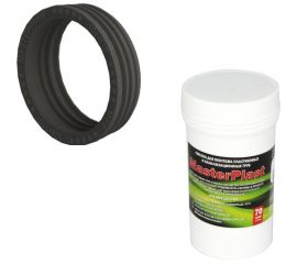 Набор для канализации MPF манжета ТЭП черная, 124x110 и смазка для канализационных труб 70г ИС.131661 