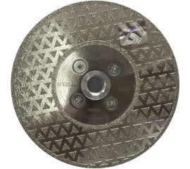 Диск алмазный гальванический 125 мм, с фланцем М14 rage by VIRA 603127 