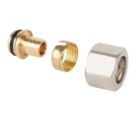 Обжимной фитинг для полиэтиленовой и металполимерной трубы MVI (евроконус) 1/2""x16x2,2 pex MC.411.04 