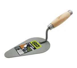 Кельма печника ON овал, порошковая покраска, деревянная усиленная рукоятка, 320x105мм 02-14-101 