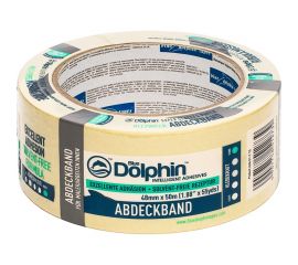 Малярная лента Blue Dolphin Masking Tape сильная адгезия, ровный край, 48мм х 50м 01-7-15 ST627 