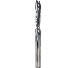 Фреза спиральная твердосплавная Z2, нижний рез, 8x42 мм, хв-к 8 мм Энкор 46682 