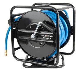 Катушка ручная с пневмошлангом и брс (10х14 мм; 20 м) WIEDERKRAFT WDK-65720 