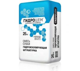Гидроизолирующая штукатурка Гидроцем 25 кг Г00083 