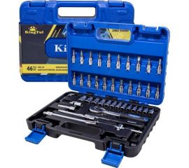Набор инструмента KINGTUL 46пр., 1/4, 6-гран., 4-14мм KT-2462-5 EURO 51109 