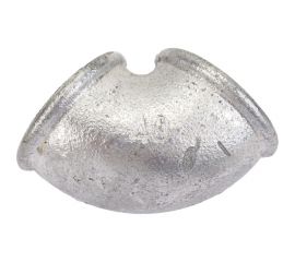 Угольник СВК чугунный резьбовой, оцинкованная, внутр. резьба, 90 градусов, ДУ 40мм, 1 1/2 SVK-CIEF40z 