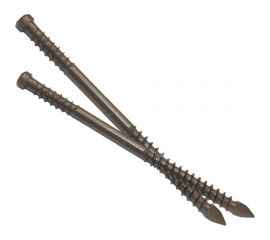 Саморез для террасной доски Гвозdeck потайной, 5,0х60 окрашенный, Torx 15, 500 шт. 20635060ECTXWG1 