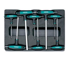 Набор Т-образных шестигранников HONITON в ложементе 8 предметов IK-SD0080 