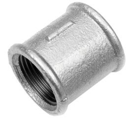 Муфта СВК чугунная резьбовая, оцинкованная, внутр. резьба, ДУ 40мм, 1 1/2 SVK-CIMF40z 