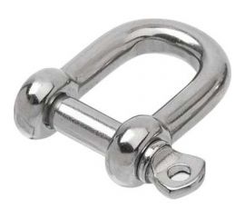 Нержавеющая такелажная скоба KREPFIELD 7 мм, ART 9076, А4 9076А4СКОБА7ММ-1 