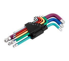 Набор шестигранников NORGAU COLOUR удлиненные, 9 шт N42CEL-009 061001809 