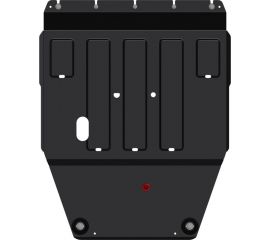 Защита картера и КПП SHERIFF для DONGFENG 580 2019-1.8 MT FWD, универсальнай штамповка, сталь 2.0 мм, с крепежом 4322 