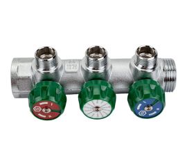 Регулирующий коллектор STOUT 1"", 3 отвода 1/2"" SMB-6850-011203 RG008UJDJB1NBC 