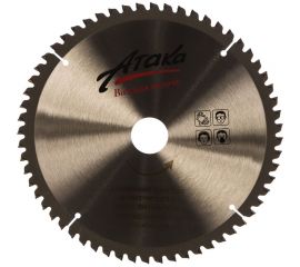 Диск пильный по алюминию и пластику (216х30 мм; 60T; ч/рез отриц.) АТАКА 8077840 
