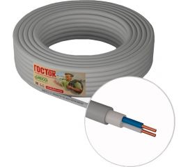 Кабель NYM-O ГОСТок 2х1.5 серый 100м ГТ1333 