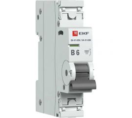 Автоматический выключатель EKF 1P 6А (B) 6кА ВА 47-63N PROxima M636106B 