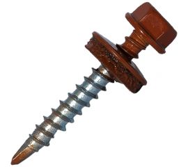 Самосверлящий винт HARDWEX ТМ HWX2-W-P5-4.8x50 мм, св. №1, RAL 8004, 200 шт. 5190000023125 