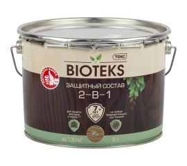 Биоантисептик Текс классик универсал орех 9 л. защ. состав 2 в 1 48672 
