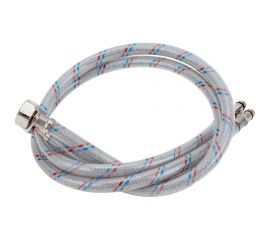 Подводка для смесителя (2 шт; гайка 1/2-штуцер M10; 80 см; нейлон/ПВХ) AQUALINE 4890 