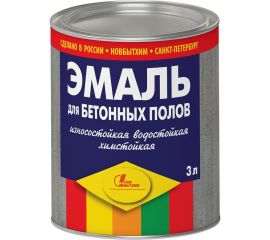 Эмаль для бетонных полов Новбытхим зеленая, 3 л 552 