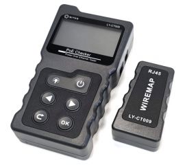 Тестер кабеля 5Bites UTP, STP, TEL, POE, TDR, LCD, FLASH LY-CT009 