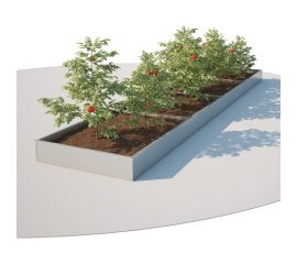 Оцинкованная грядка Благо 0.7x2 м 93630 