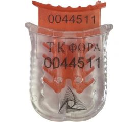 Пломба защелка ТПК Технологии Контроля ФОРА для счетчиков Цвет: красный 250 шт. 24129 