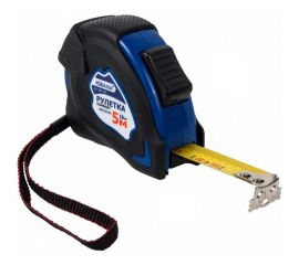Рулетка Комфорт (5м x 19мм) обрезиненный корпус КОБАЛЬТ 646-782 